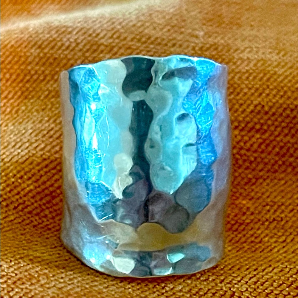 Sterling Silver Artisan Ring Size 9